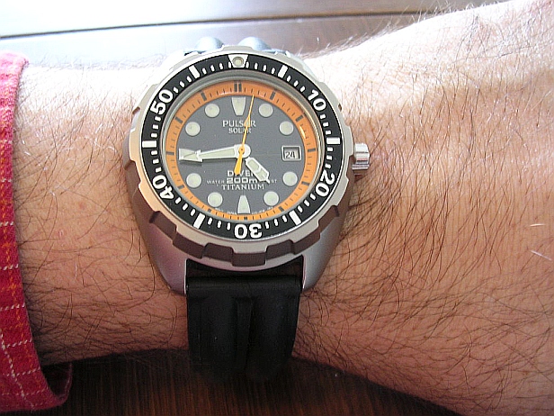 FS: Pulsar PUA059 Titanium Solar Diver- REDUCED! | WatchUSeek Watch Forums